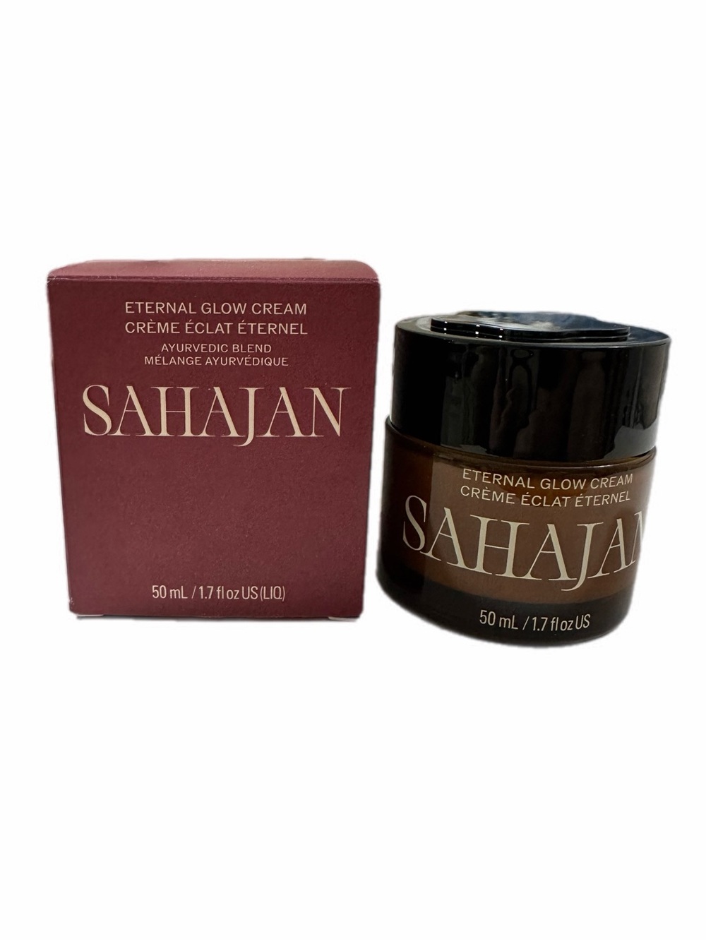 Sahajan Eternal Glow Cream Ayurvedic Blend 50ml / 1.7 fl oz NWT